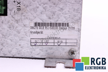 COMPAX 2500S PARKER COMAX-S 951-500100 HAUSER