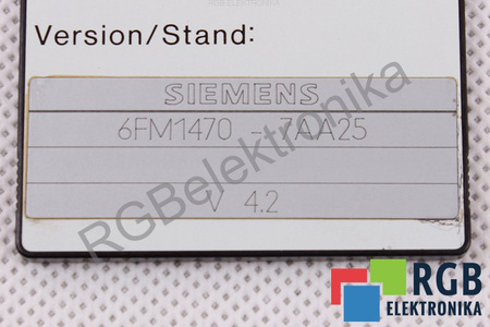 6FM1470-7AA25 SIEMENS V4.2 256KBYTE WKF