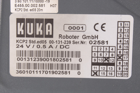 KCP2 00-131-239 KUKA KRC2 PANTIDANTIV TEACH