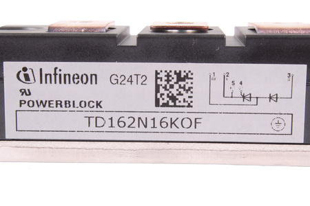 TD162N16KOF INFINEON 162A, 1200V MODUL TIRISTOR