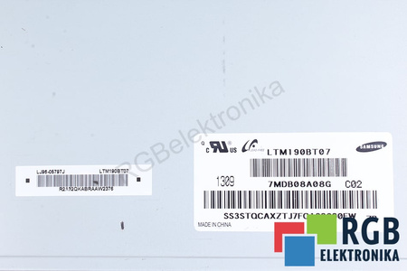 LTM190BT07 SAMSUNG 19" MATRICE LCD