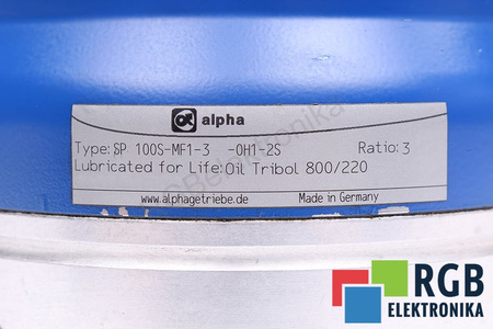 SP100S-MF1-3-0H1-2S ALPHA GETRIEBEBAU I=3 CUTIE DE VITEZE