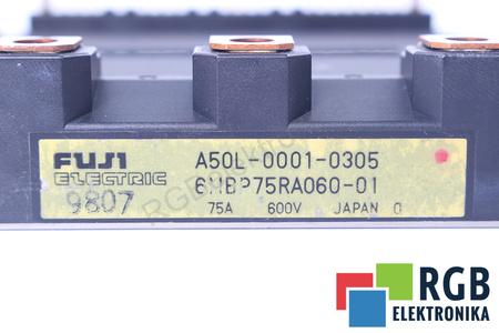 6MBP75RA060-01 FUJI ELECTRIC A50L-0001-0305