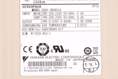 SGDV-3R8A01A YASKAWA