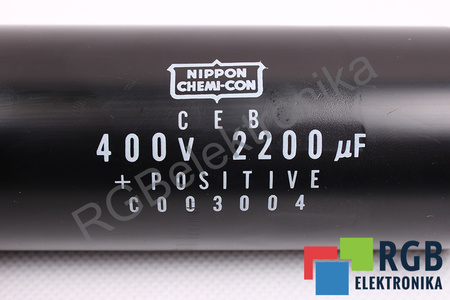 CONDENSATOR C003004 NIPPON 2200UF, 400VDC CONDENSATOR