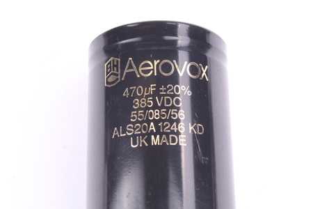 CONDENSATOR ALS20A1246 AEROVOX 470UF, 385V CONDENSATOR