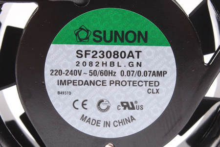 SF23080AT2082HB SUNON 80X80X25MM, 230V, 0.07A EVANTAI