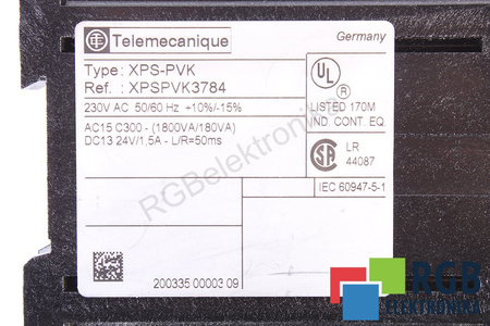 XPS-PVK TELEMECANIQUE XPSPVK3784