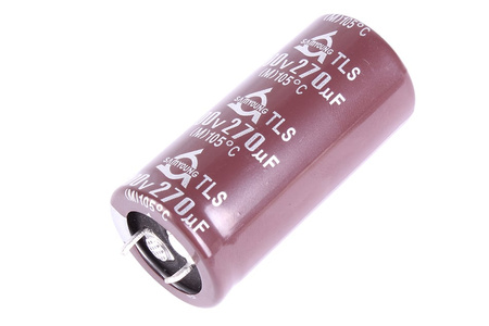 CONDENSATOR TLS400VS270M22X45 SAMYOUNG ELECTRONICS 270UF, 400V CONDENSATOR