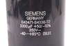 CONDENSATOR B43471-S4338-T2 SIEMENS 3300UF 3300UF, 350V, 80MM, 140MM