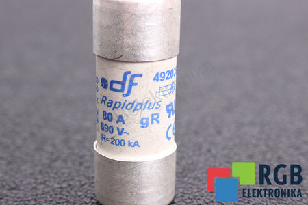 SIGURANŢĂ 492039 DF ELECTRIC RAPIDPLUS IR=200KA 80A, 690V SIGURANŢĂ