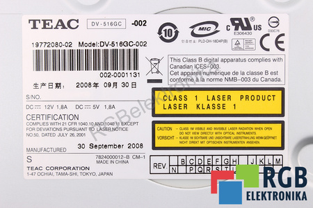 DV-516GC-002 TEAC DVD-ROM