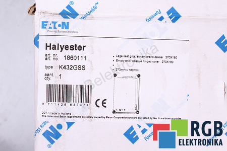 K432GSS EATON IDT IP66 270X180MM CUTIE