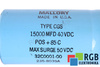 CONDENSATOR CGS MALLORY 15000UF, 40VDC CONDENSATOR