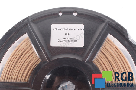 1,75MM WOOD FILAMENT 0.5KG LIGHT FLASHFORGE DIMENSIUNEA EXTERIOARĂ A BOBINEI 180MM, DIMENSIUNEA INTERIOARĂ A BOBINEI 50MM, LĂȚIMEA BOBINEI 45MM