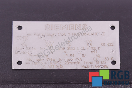 1HU3108-0AH01-Z SIEMENS Z:A31 G45 STATOR