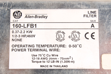 160-LFB1 ALLEN BRADLEY FILTRU