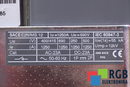 SACE E2N/MS12 ABB