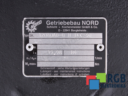 SK.12080AD-BH NORD IEC90 I=15.98 CUTIE DE VITEZE