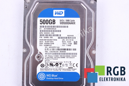 WD5000AAKX WESTERN DIGITAL