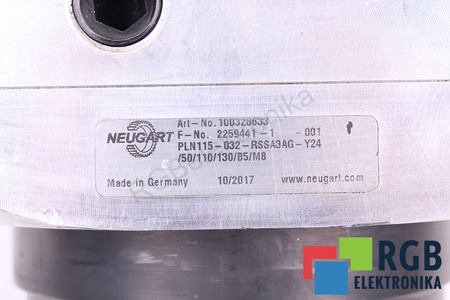 PLN115-032-RSSA3AG-Y24/50/110/130/B5/M8 NEUGART I=32 CUTIE DE VITEZE