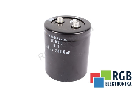 CONDENSATOR 400V 2400UF NICHICON 2400UF, 400V CONDENSATOR