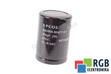 B43505-S0477-M1 EPCOS 470UF, 375V, 35X50MM