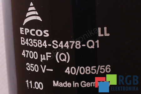CONDENSATOR B43584-S4478-Q1 EPCOS 4700UF, 350V