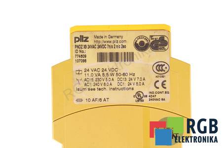 PNOZ X9 24VDC 7N/O 2 N/C 2SO PILZ 774609 RELEU DE SIGURANȚĂ