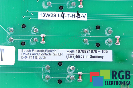 1070921870-105 BOSCH REXROTH TASTATURĂ
