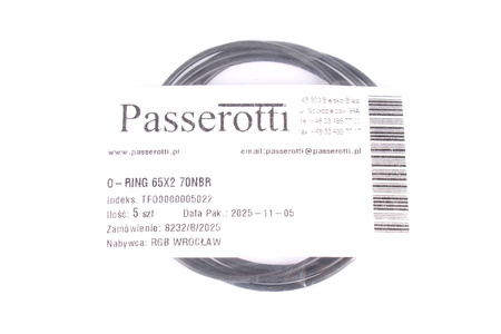 65X2 70NBR O-RING  70NBR SIGILIU DE INEL