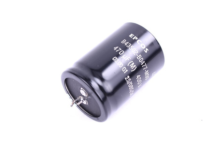 CONDENSATOR B43502-B0477-M90 EPCOS 470UF, 400V CONDENSATOR