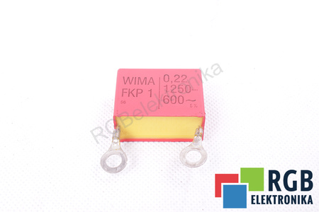 CONDENSATOR WIMA FKP1 WIMA 0,22, 1250VDC, 600VAC