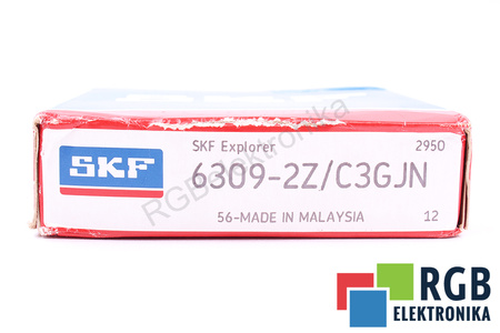 6309-2Z/C3GJN SKF 15000RPM, 7500RPM, 45X110X25MM, 55.3KN, 31.5KN RULMENT
