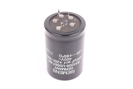 CONDENSATOR B43306-U0667-M1 SIEMENS 660UF, 400VDC CONDENSATOR