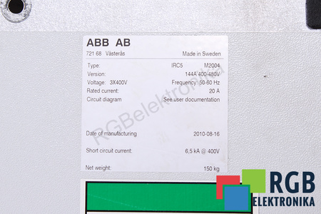 IRB6640-205 ABB IRC5 M2004