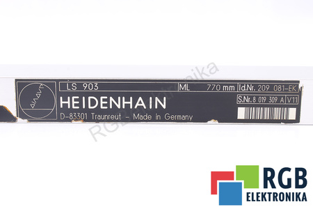 LS903 HEIDENHAIN ID.NR. 209081-EK ML 770MM