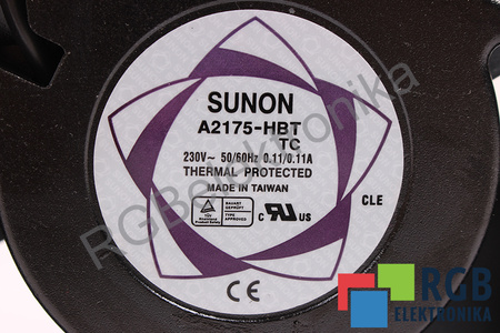 A2175-HBT SUNON 230VAC 0.11A EVANTAI