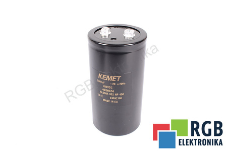 CONDENSATOR ALS30A332NP450 KEMET 3300UF, 450V, 76MM, 145MM CONDENSATOR