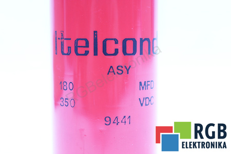 CONDENSATOR 180UF 350V ITELCOND CONDENSATOR