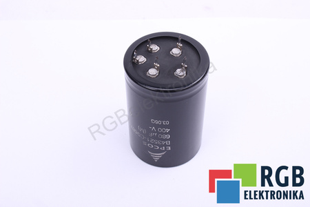 CONDENSATOR B43521-C9687-M EPCOS 40/085/56 680UF, 400VDC