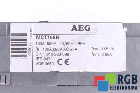 MCT168N AEG DECONECTOR