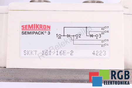 SKKT161/16E-2 SEMIKRON SEMIPACK3 161A, 1600V