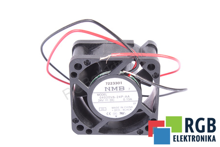 04020VA-24P-AA NMB TECHNOLOGIES 40X40X20MM, 24V, 0.13A EVANTAI