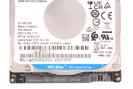 WD5000LPZX-22Z10T0 WD 500GB 2.5"