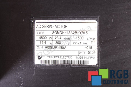 SGMDH-45A2B-YR15 YASKAWA STATOR