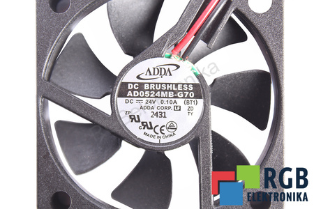 AD0524MB-G70 ADDA 50X50X10MM, 24V, 0.10A EVANTAI
