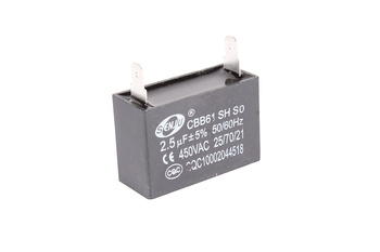 CONDENSATOR CBB61 SH SO SENJU 2.5UF, 450V CONDENSATOR