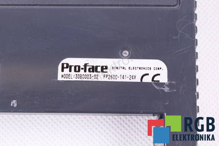 FP2600-T41-24V PRO-FACE 3080003-02 SPATELE CARCASEI
