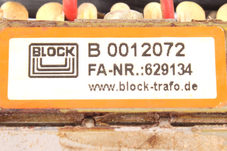 195N2315 BLOCK B0012072 TRANSFORMATOR